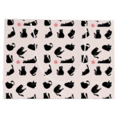 Gekke zwarte katten groot cadeauzakje (Achterkant)