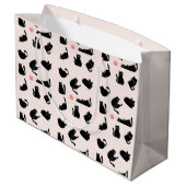 Gekke zwarte katten groot cadeauzakje (Achterkant Gekanteld)