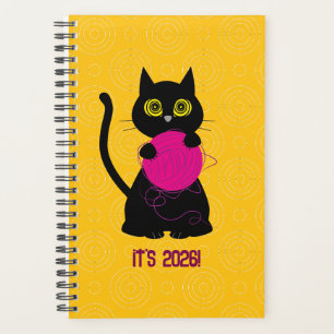 GEKKEBLOKKEN! 2026 Planner – Breien + Kat 🧶🐈⬛