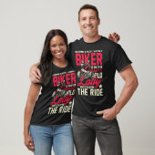 Gekkere motorvrouw t-shirt (Unisex)