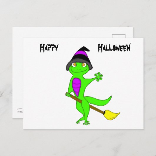 gekko briefkaart (Voorkant / Achterkant)