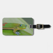 gekko groene taro bagagelabel (Voorkant horizontaal)