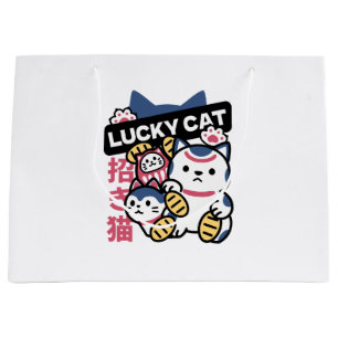 Gekko Maneki Neko – Japanse Gelukskat Groot Cadeauzakje