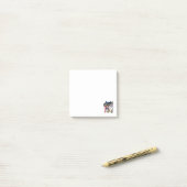 Gekko Maneki Neko – Japanse Gelukskat Post-it® Notes (Op bureau)