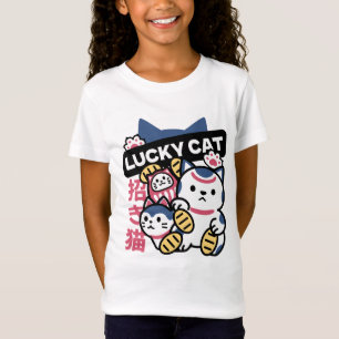 Gekko Maneki Neko – Japanse Gelukskat T-shirt