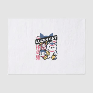 Gekko Maneki Neko – Japanse Gelukskat  Tissuepapier