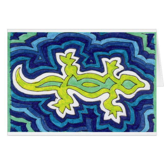 Gekko zick-zick (Voorkant Horizontaal)