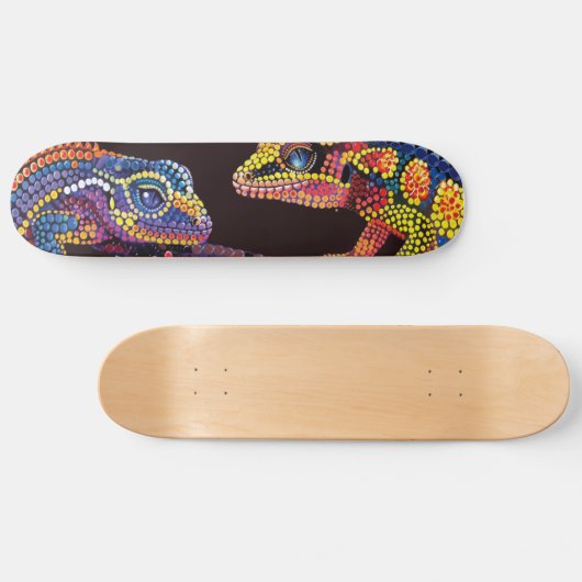 Gekko's - Aboriginal Style - Skateboard Deck (Horizontaal)