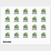 Gekko's heersen! ronde sticker (Vel)