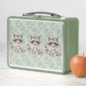  geklede Cottagecore Raccoon Pastel (In situ)