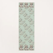 geklede Cottagecore Raccoon Pastel Yogamat (Voorkant)