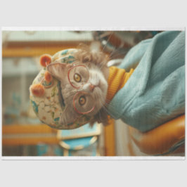  geklede katachtige ontkoppeling tissuepapier