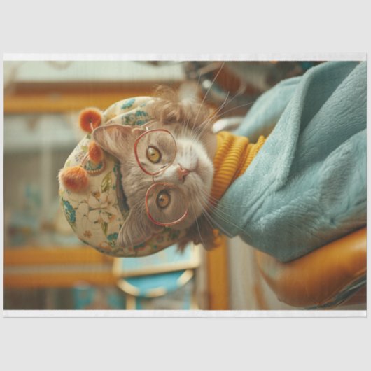 geklede katachtige ontkoppeling tissuepapier (Voorkant)