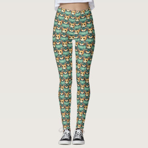  geklede kitten leggings