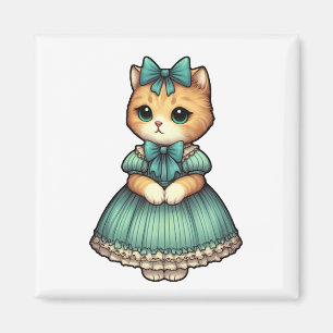 geklede kitten magneet