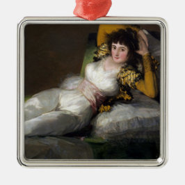 Geklede Maja ( Vrouw Beauty) Metalen Ornament