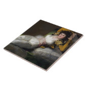 Geklede Maja ( Vrouw Beauty) Tegeltje (Zijkant)