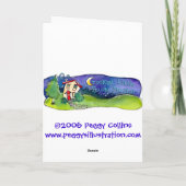 Geklede omhoog Walrussen Feestdagen Kaart (Achterkant)