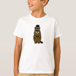 Gekleed Groundhog T-shirt