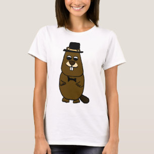 Gekleed Groundhog T-shirt