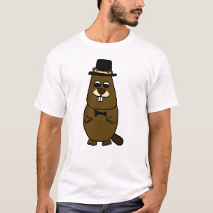 Gekleed Groundhog T-shirt