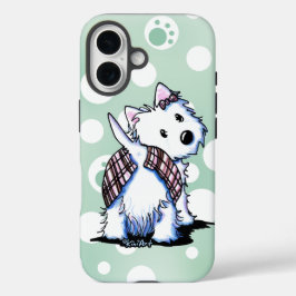 Gekleed naar Kilt Westie telefoonhoesje iPhone 16 Hoesje