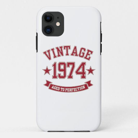 gekleed voor de Perfectie 1974 Case-Mate iPhone Case (Achterkant)