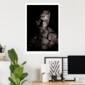 Geklekt aan de grens poster (Thuiskantoor)