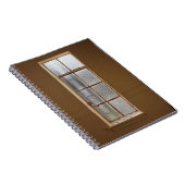 GEKLEURD 8-PANELVENSTER GLAS NOTITIEBOEK (Rechterzijde)