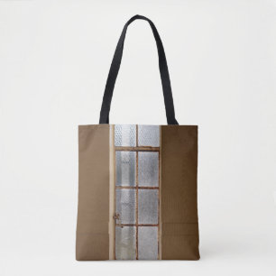 GEKLEURD 8-PANELVENSTER GLAS TOTE BAG