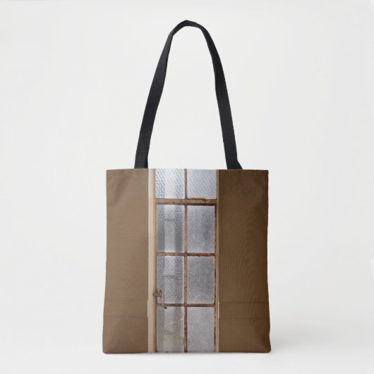 GEKLEURD 8-PANELVENSTER GLAS TOTE BAG (Voorkant)
