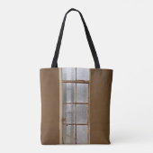 GEKLEURD 8-PANELVENSTER GLAS TOTE BAG (Achterkant)