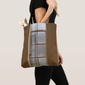 GEKLEURD 8-PANELVENSTER GLAS TOTE BAG (Dichtbij)