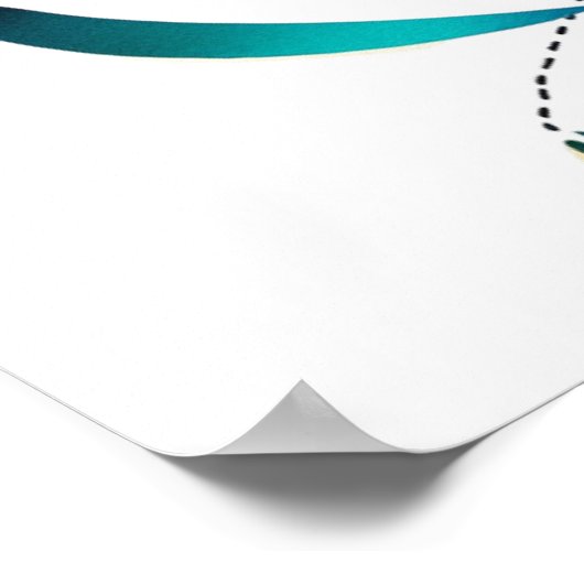 🐱 gekleurd abstract kat 🎨 poster (Hoek)