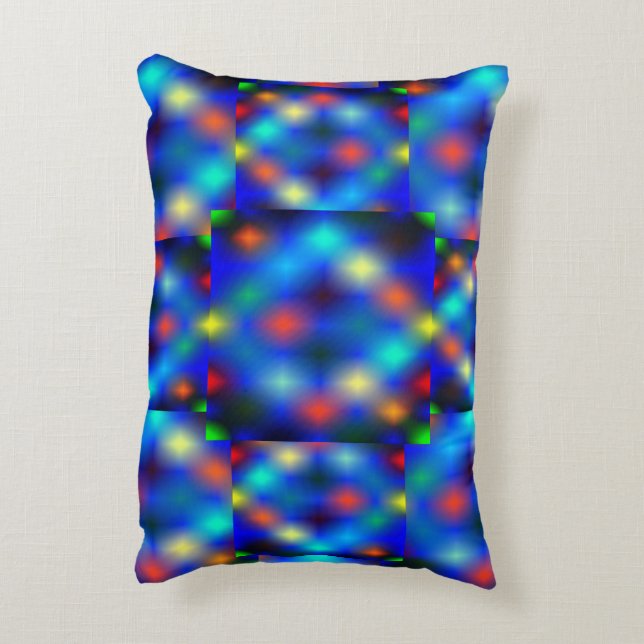 gekleurd afbeelding simuleert flap-flotatie boven  accent kussen (Achterkant (Verticaal))