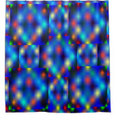 gekleurd afbeelding simuleert flap-flotatie boven  douchegordijn (Voorkant)