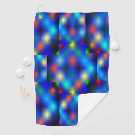 gekleurd afbeelding simuleert flap-flotatie boven golfhanddoek (Insitu)