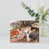  gekleurd Briefkaart (Staand voorkant)