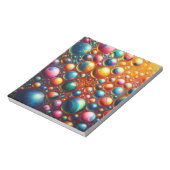 Gekleurd Bubbels Hoesje Notitieblok (Linkerzijde)