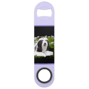 Gekleurd collie schilderen - Kute Original Dog Art Speed Flessenopener
