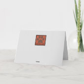  gekleurd Dachshund-Wenskaart Kaart (Achterkant)