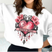 Gekleurd door Shadows White Sweatshirt