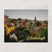 gekleurd Edinburgh souvenir briefkaart (Voorkant)