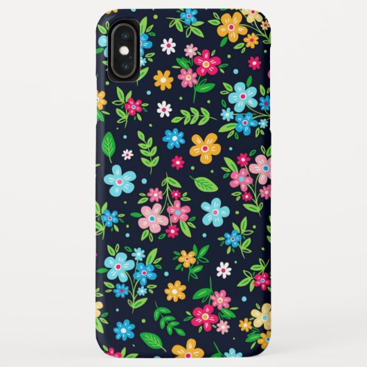 gekleurd Floral Patroon Case-Mate iPhone Case (Achterkant)