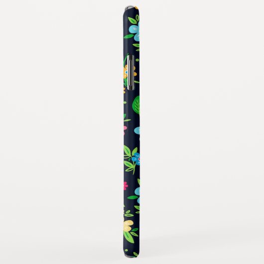 gekleurd Floral Patroon Case-Mate iPhone Case (Achterkant/rechts)