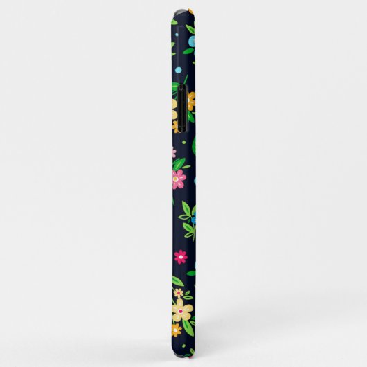  gekleurd Floral Patroon Case-Mate iPhone Case (Achterkant/rechts)