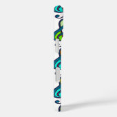 gekleurd G clef muzieknoten patroon Case-Mate iPhone Case (Achterkant / Rechts)