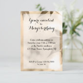 Gekleurd gebladerte verjaardag kaart (Staand voorkant)