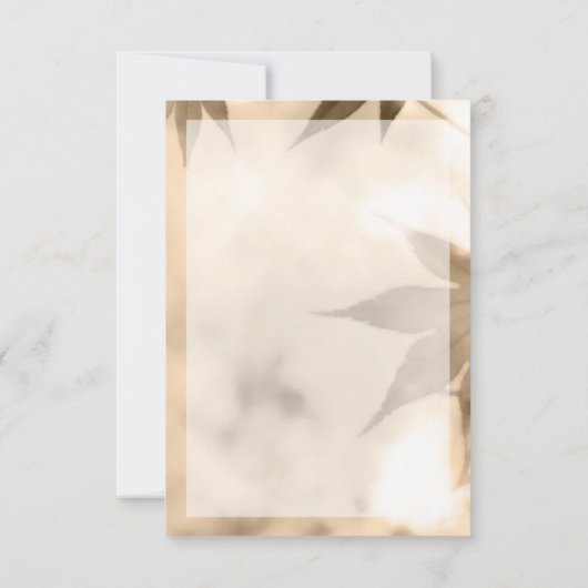 Gekleurd gebladerte verjaardag kaart (Achterkant)