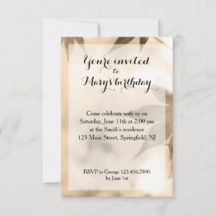 Gekleurd gebladerte verjaardag kaart